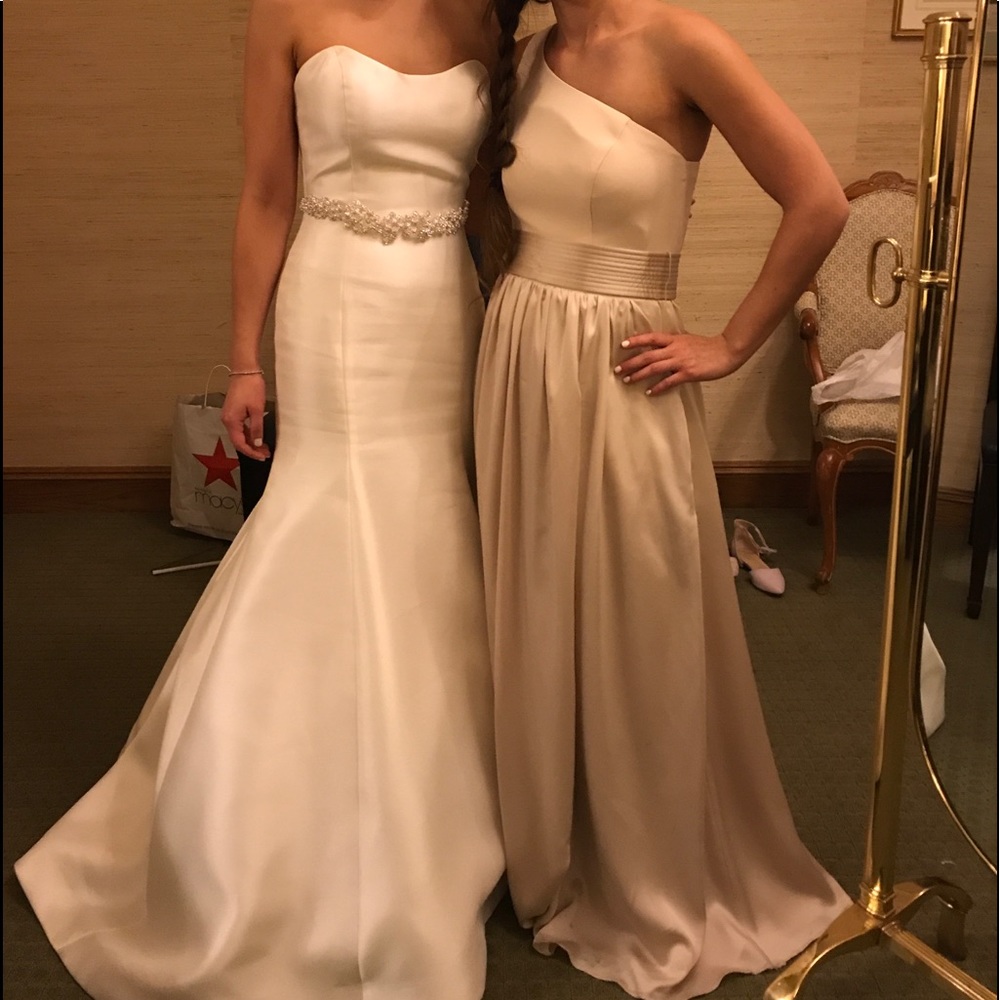 Vera wang bridesmaid Champaign dress!